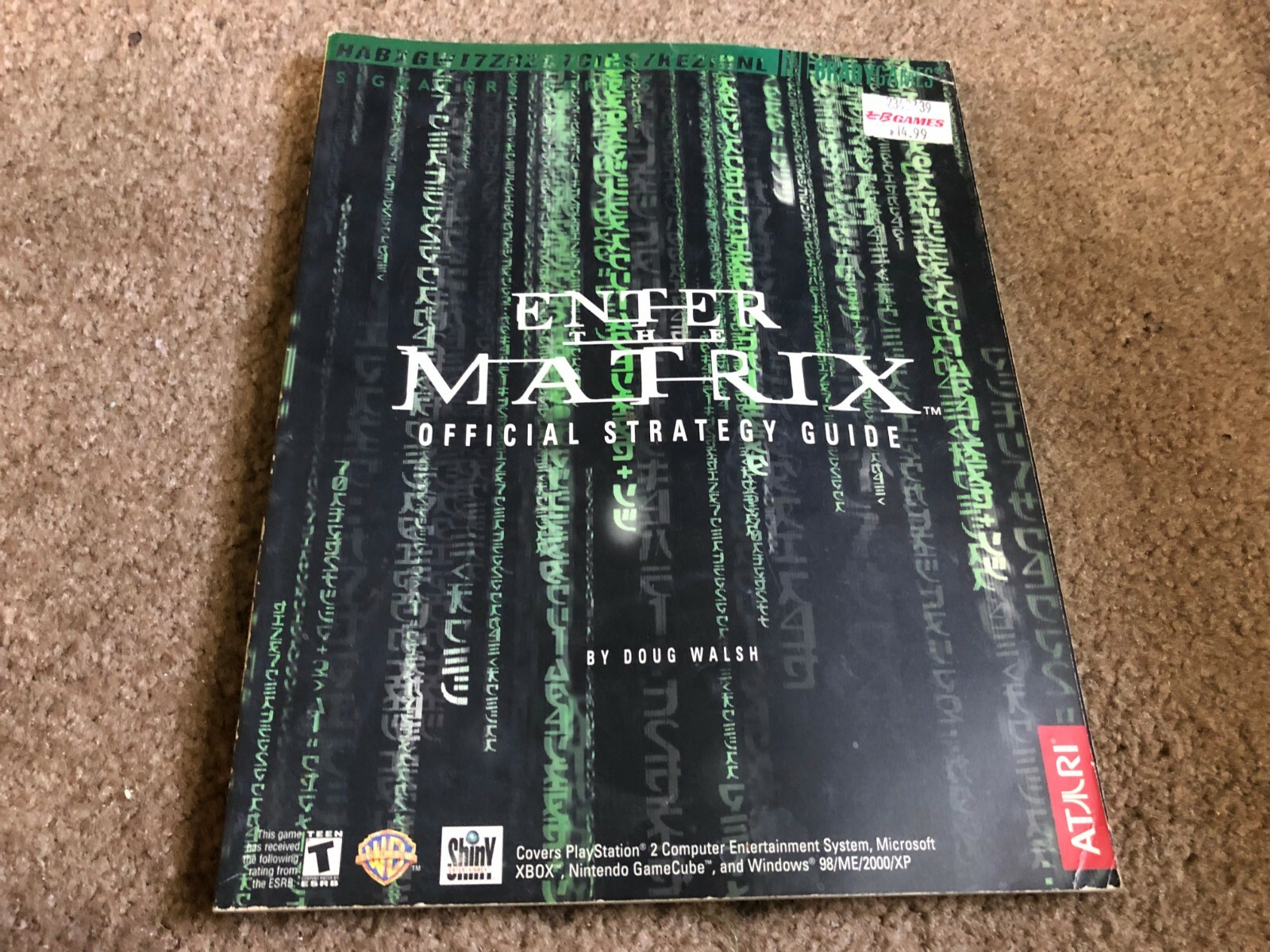 ENTER MATRIX Official video game Strategy Guide -