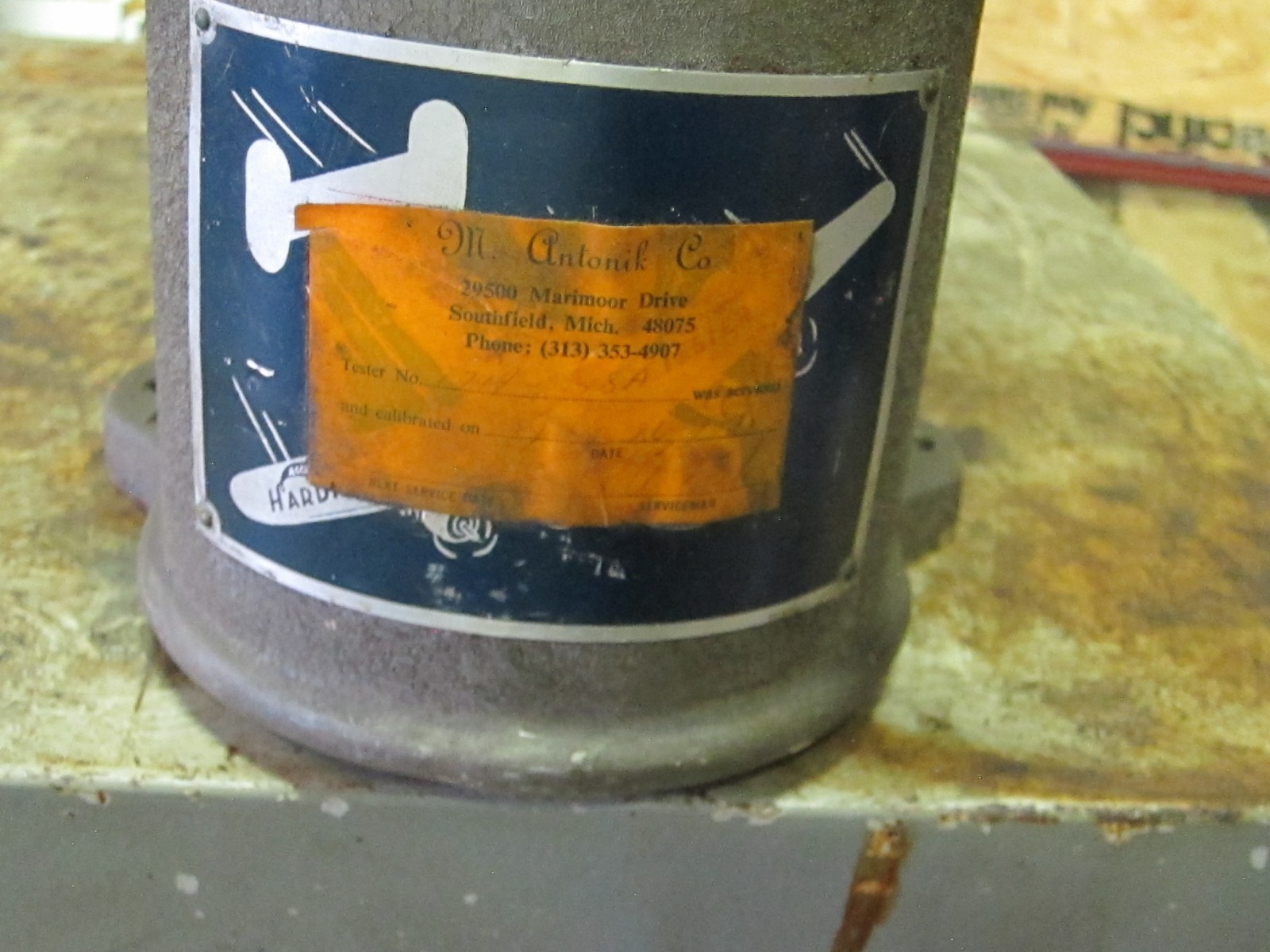 Clark Hardness Tester Model S8A, Used/Untested, Comes w/ Stand by Freight