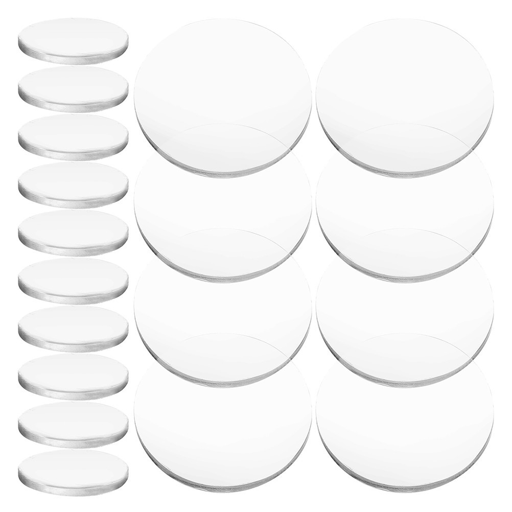 30 Pcs Optical Lens for Magnification Clear Magnifier Convex Teaching