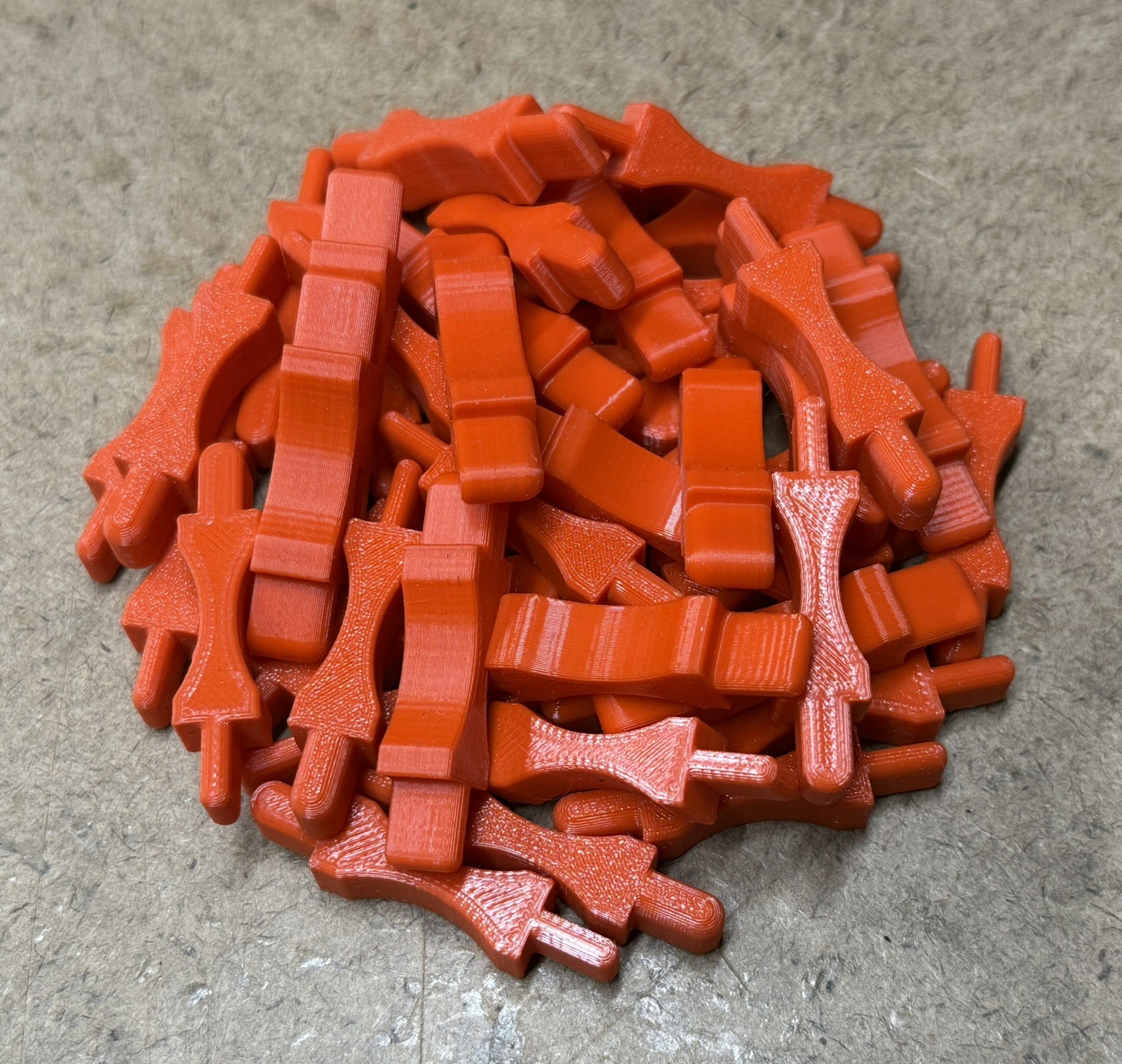 45 Double Ended Piano Key Bushing Cauls for .129 size keypins Mortise and Final