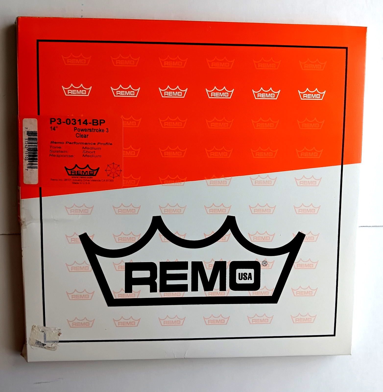 REMO Powerstroke 3 Clear  Batter 14" / P3-0314-BP