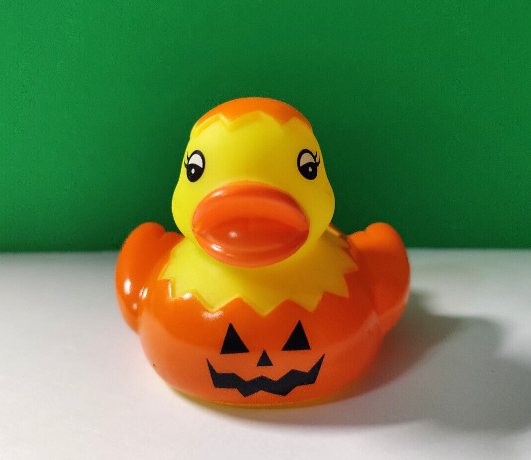 Rubber Duck PUMPKIN Halloween Costume Vinyl Toy Figure