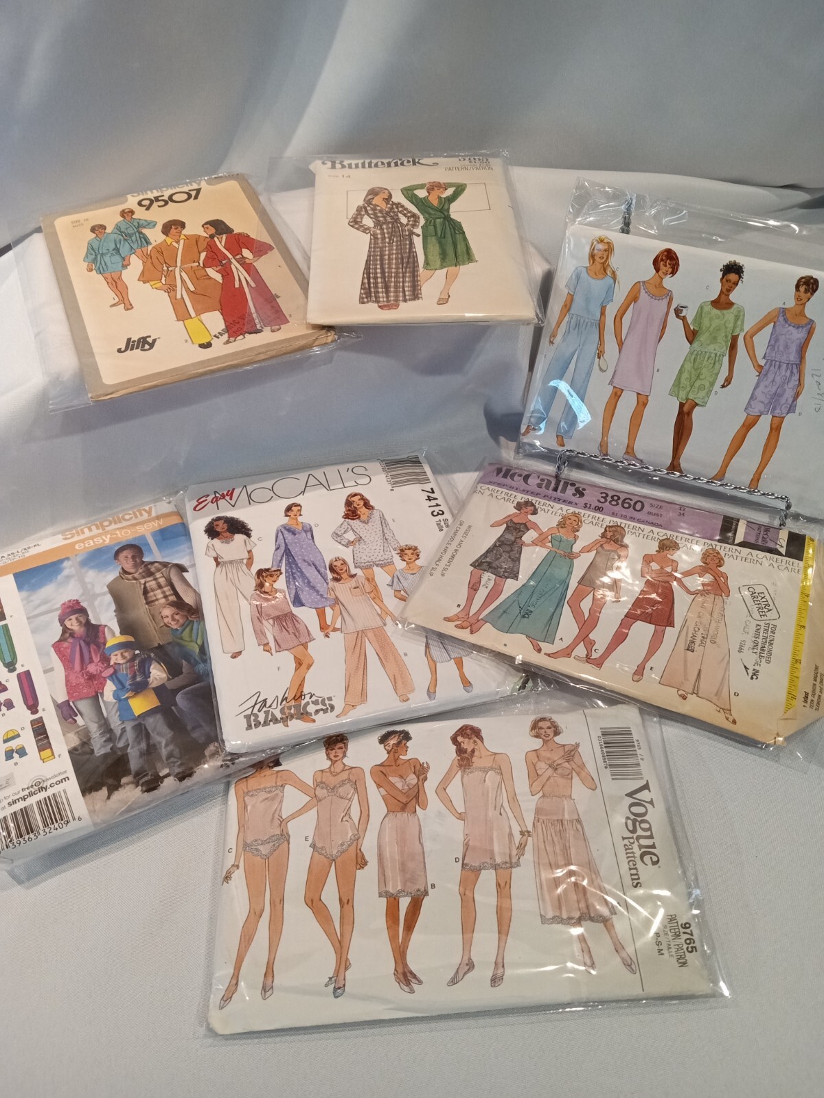 Pajamas, Slips, Robes, Vests & Accessory Sewing Patterns for Women