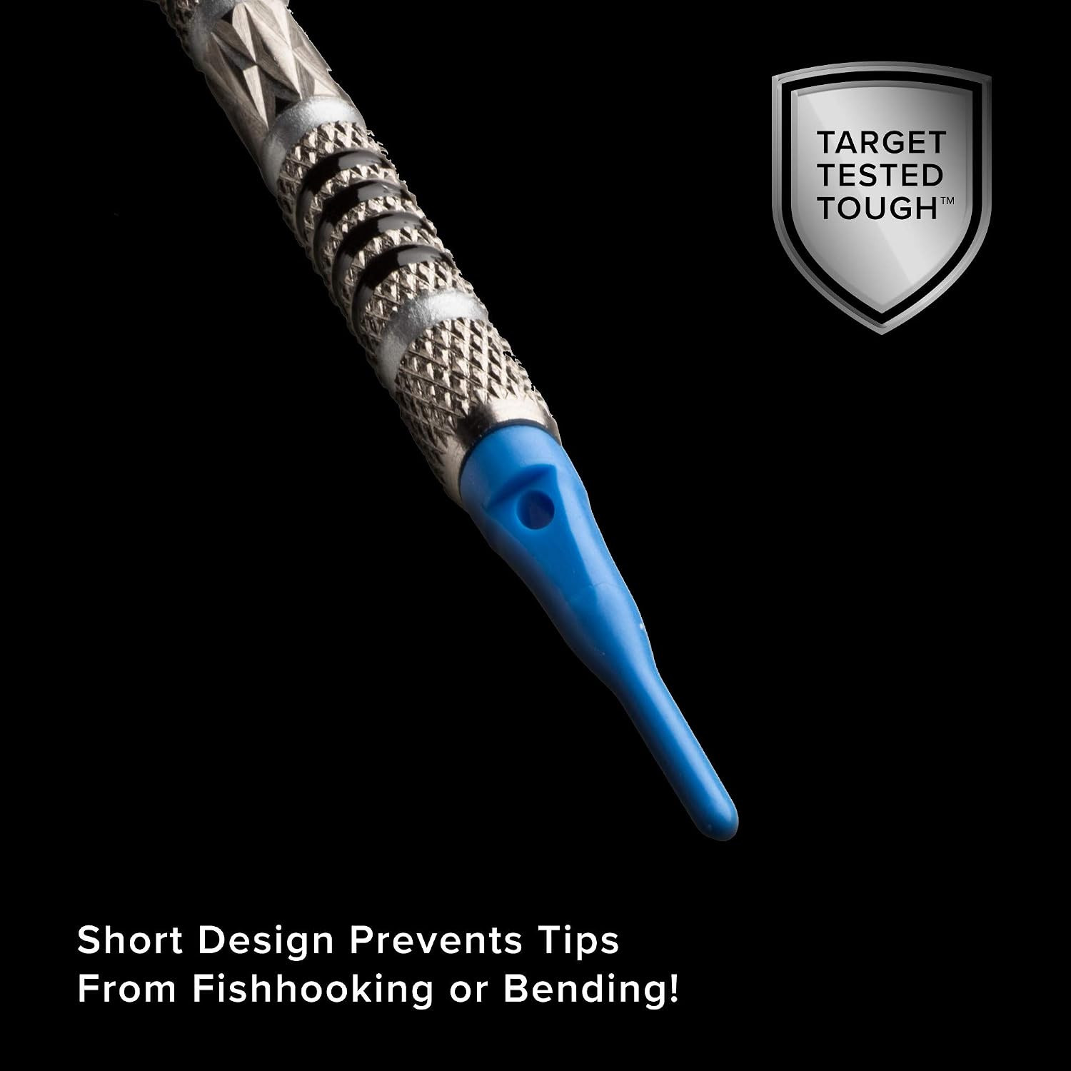 Viper Dart Accessory: Tufflex S.S. (Super Short) 2BA Thread Soft Tip Dart Points