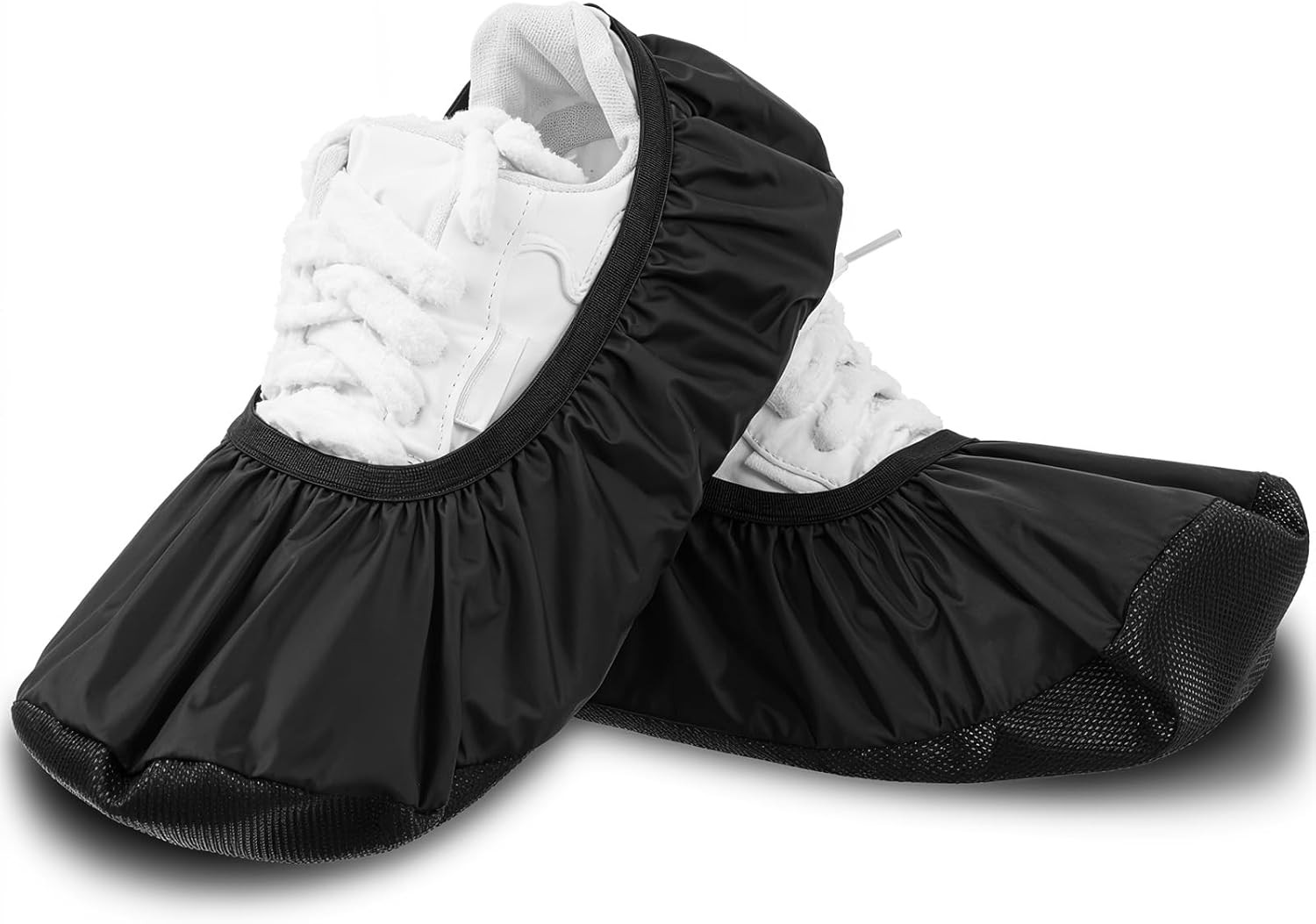 2 Pcs Bowling Shoe Covers Women Men Reusable Shoe Covers Washable Bowling Polyes