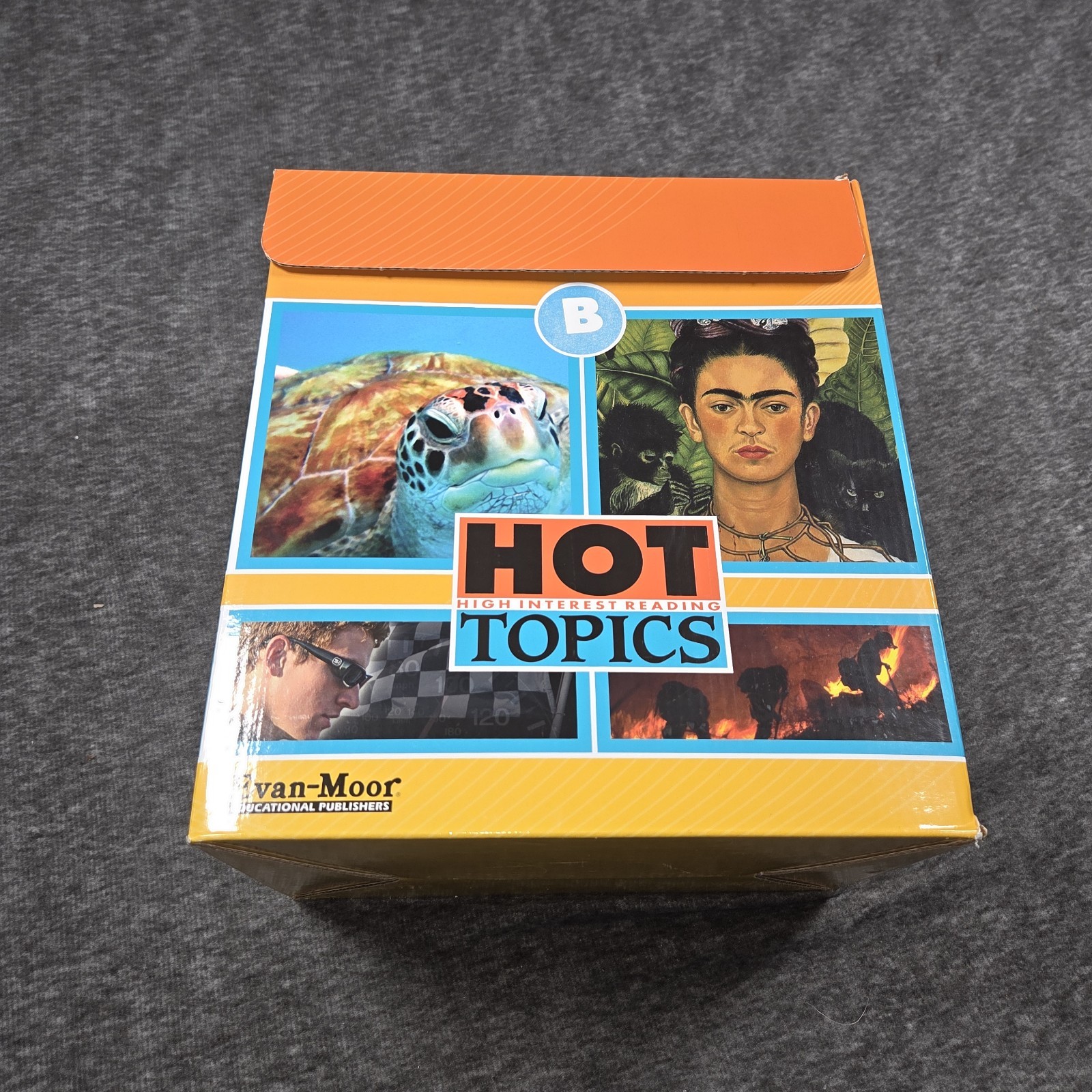 Hot Topics High Interest Reading Classroom Kit B with Teachers Guide and CDs
