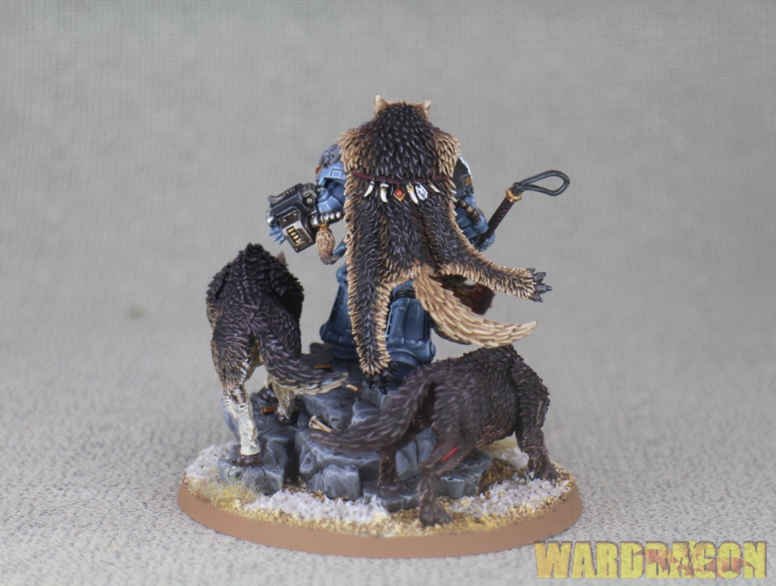 Warhammer 40K WDS painted Space Wolves Logan Grimnar e29