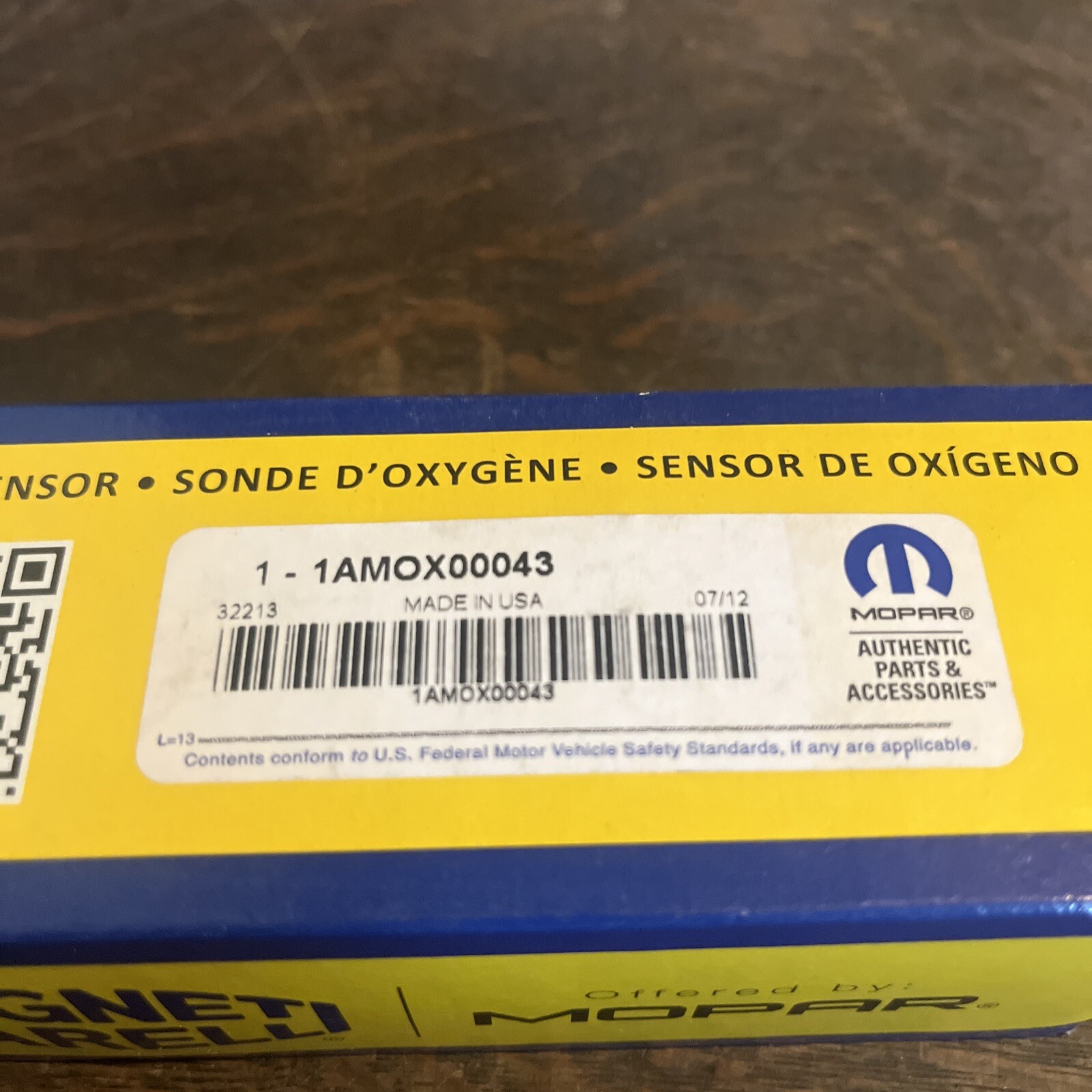 NOS Genuine Mopar Oxygen Sensor 1AMOX00043
