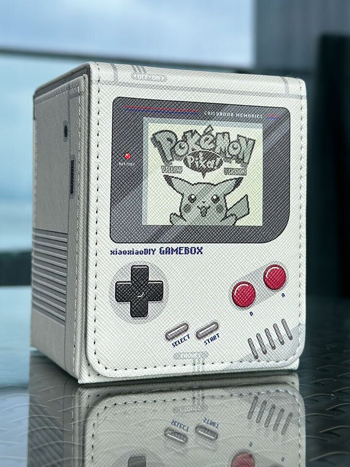 Pokemon PTCG gameboy style Box Carrying Travel Case
