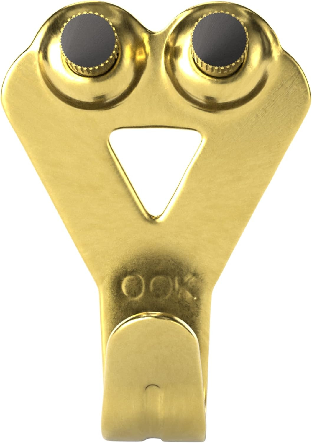 50616 Professional Picture Hangers, Art Hangers, Padded, Brass, Reusable Picture