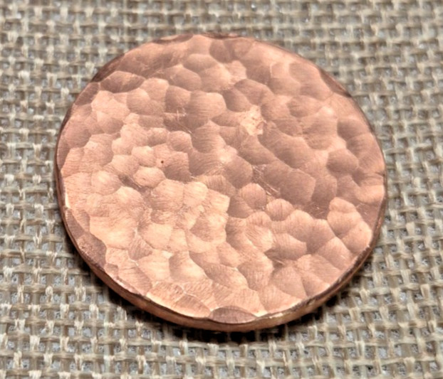 Custom Golf Ball Marker-1.25 inch diameter! Hand Made - Copper