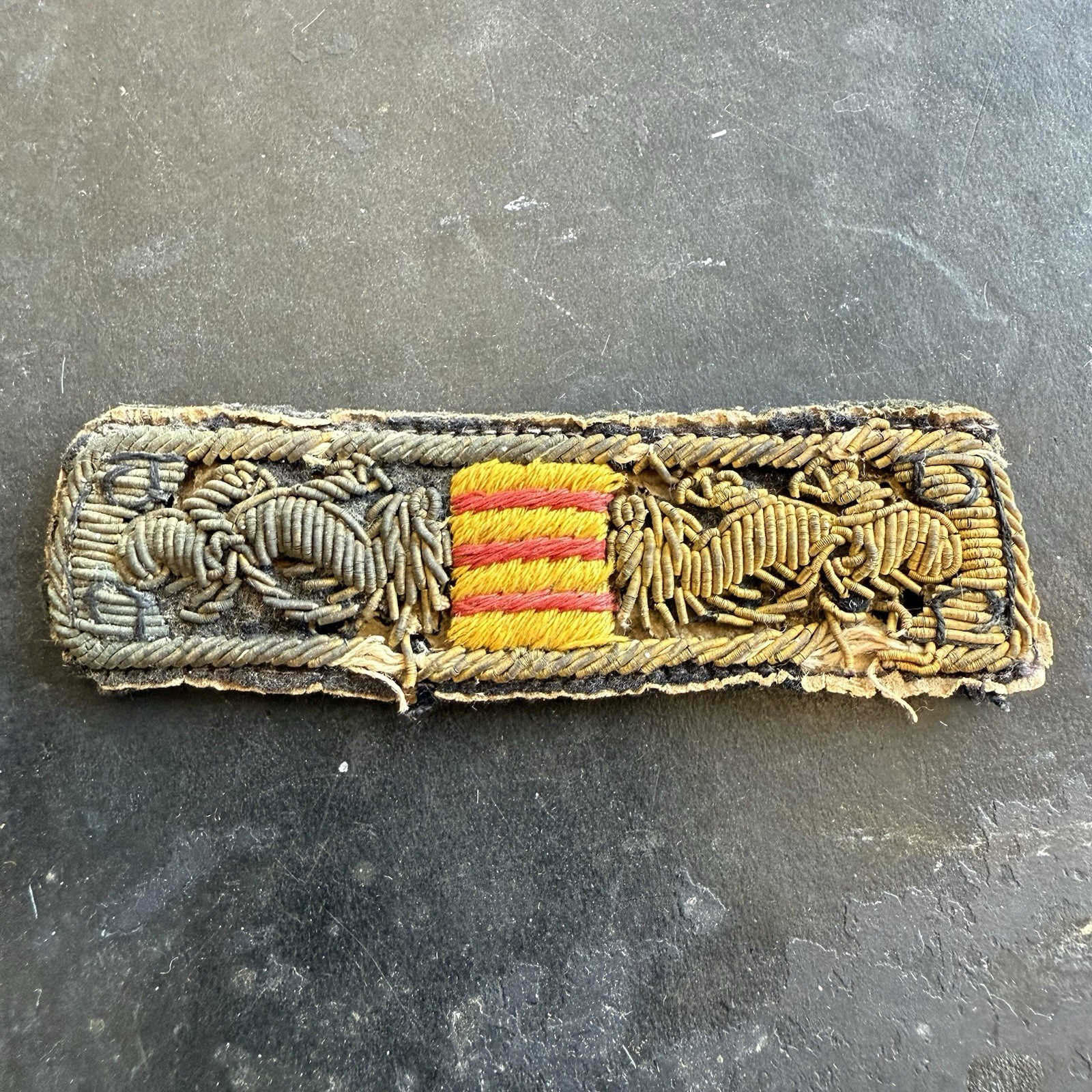 Original Indochina War French Advisor Instructor Patch Badge Theatre Made