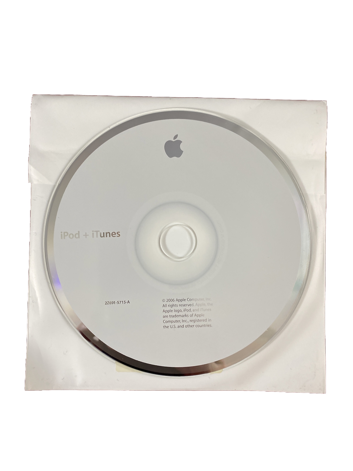 2005 Apple iPod + iTunes Software Installation Disc CD-ROM