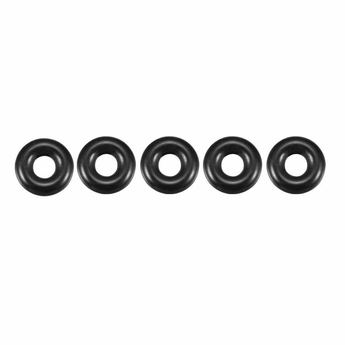 50 Pcs 10mm x 3mm x 4mm Mechanical Black O Rings Oil Seal Washers✦KD *vv