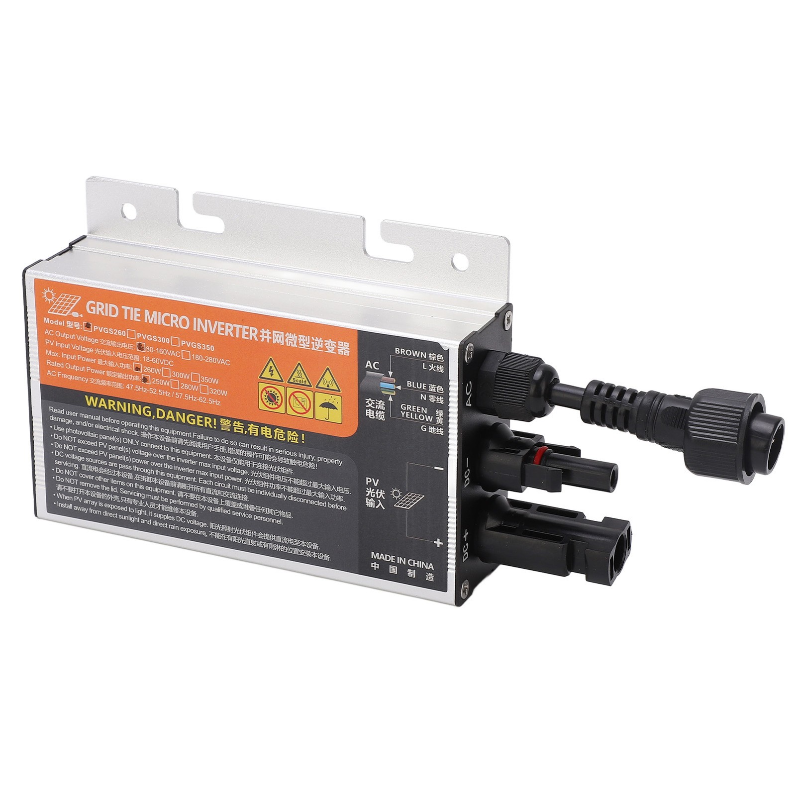 PVGS Solar Micro Grid Tie Inverter Efficient Power For Home Use Trending