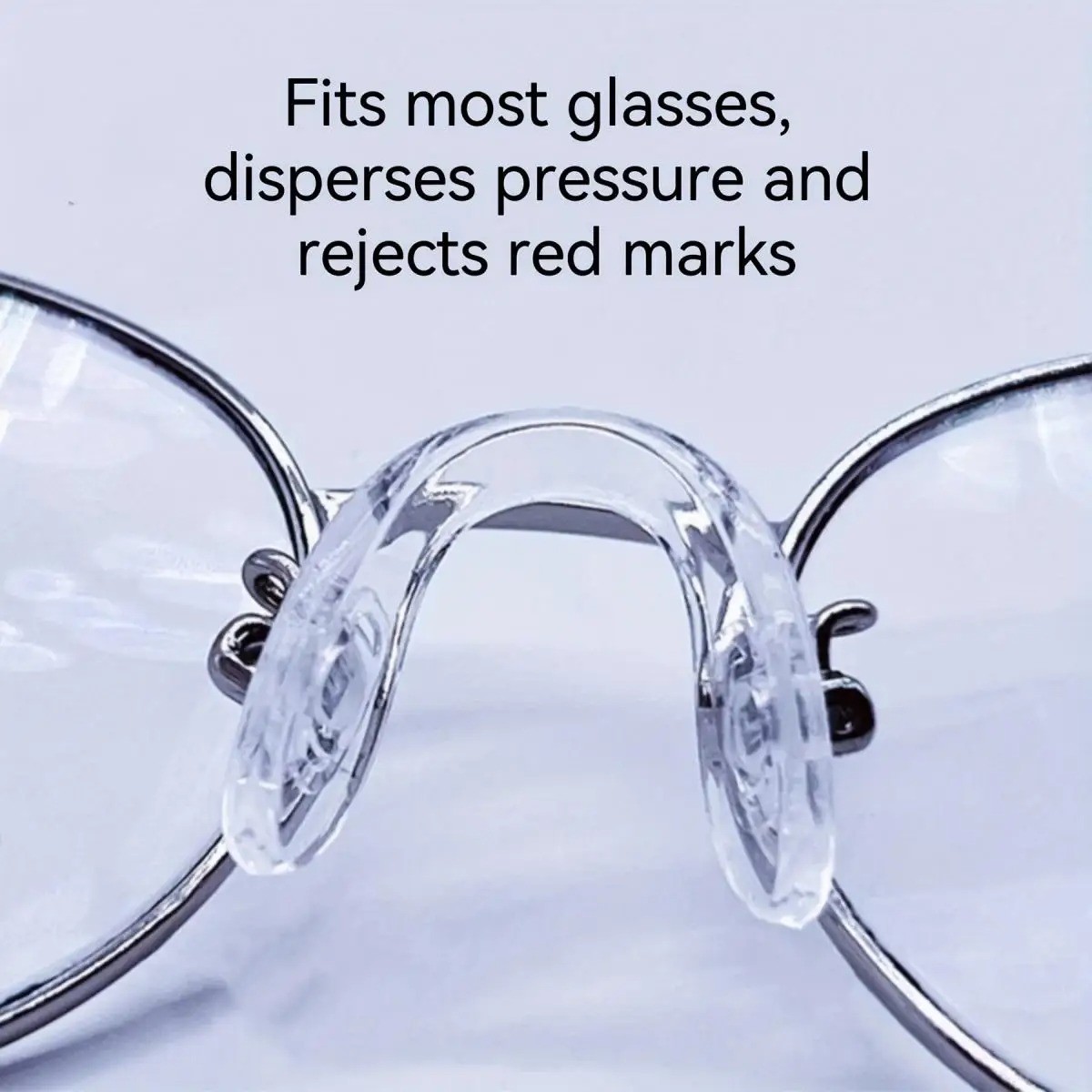 1/2/4pc Ultra-soft Silicone Eyeglass Nose Pads, Anti-slip Comfort Fit for Glasse