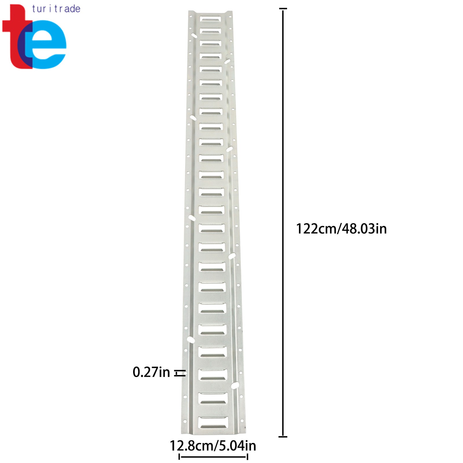 E Track Tie Down Rail Kit 4' (6 Pack) for Garages Vans Trailers