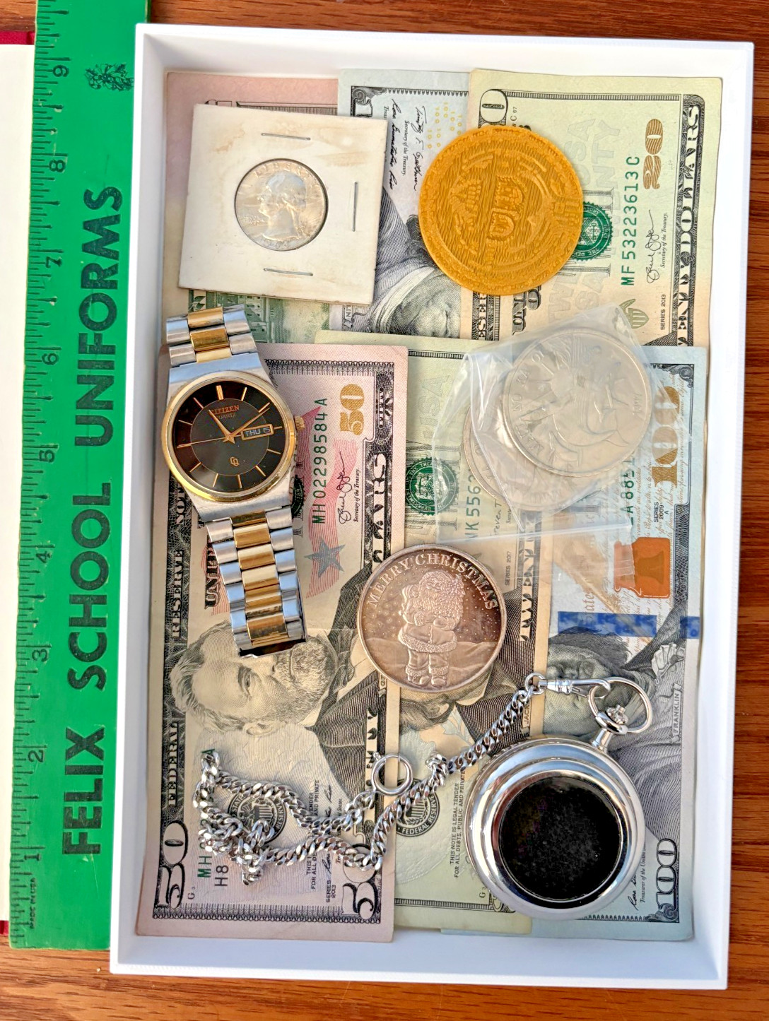 Large Hollow Book Safe Hidden HIDE CASH Jewelry Valuables Money Gold Silver !!!!