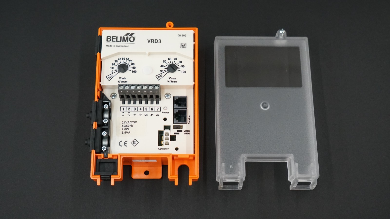 BELIMO VRD3 Air Volume Controller 24VAC/DC 2.0W