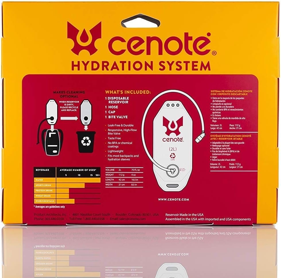 Polar Bottle Cenote Hydration System 2L Water Storage Bladder