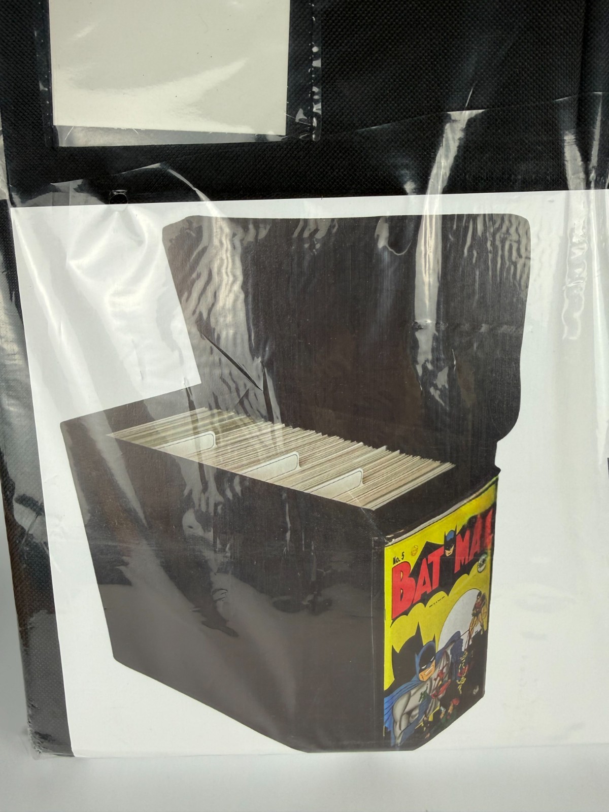 Swanky Nerd Comic Vision Display Pocket Storage Removable Lid 130-150 Capacity