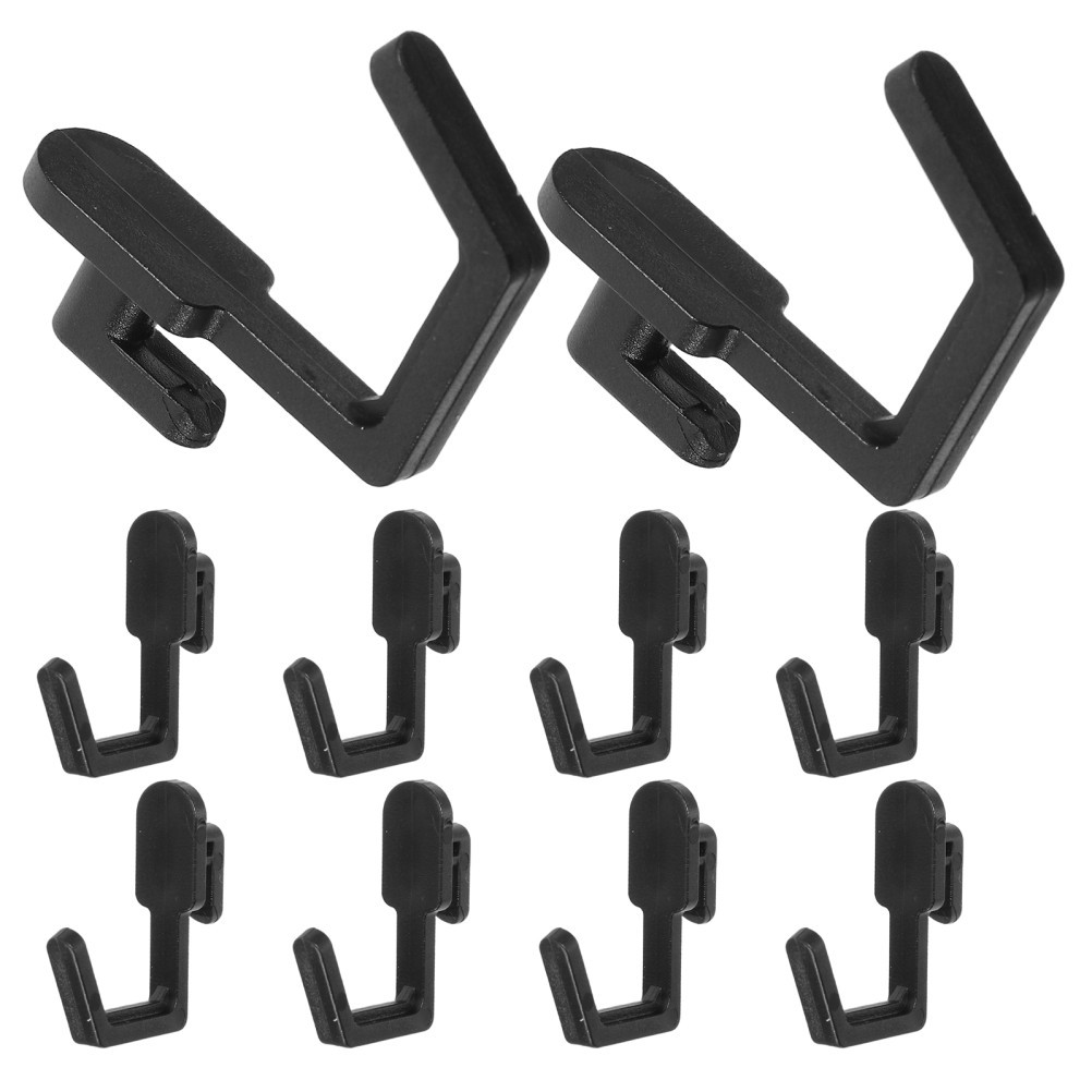 Universal Reusable Plastic Pegboard Hooks for Workshop Garage Tool Storage