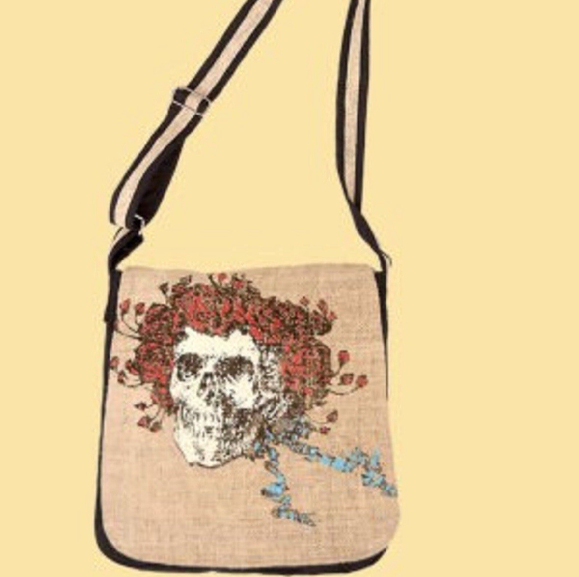 Hemp Grateful Dead bag - Bertha cross over bag