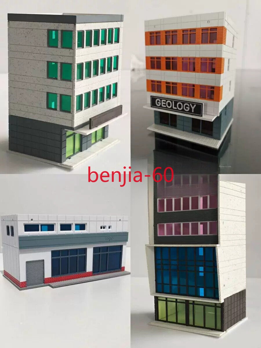 1/150 N Scale Building Model City Backdrop Display Scene Architectural Model Toy