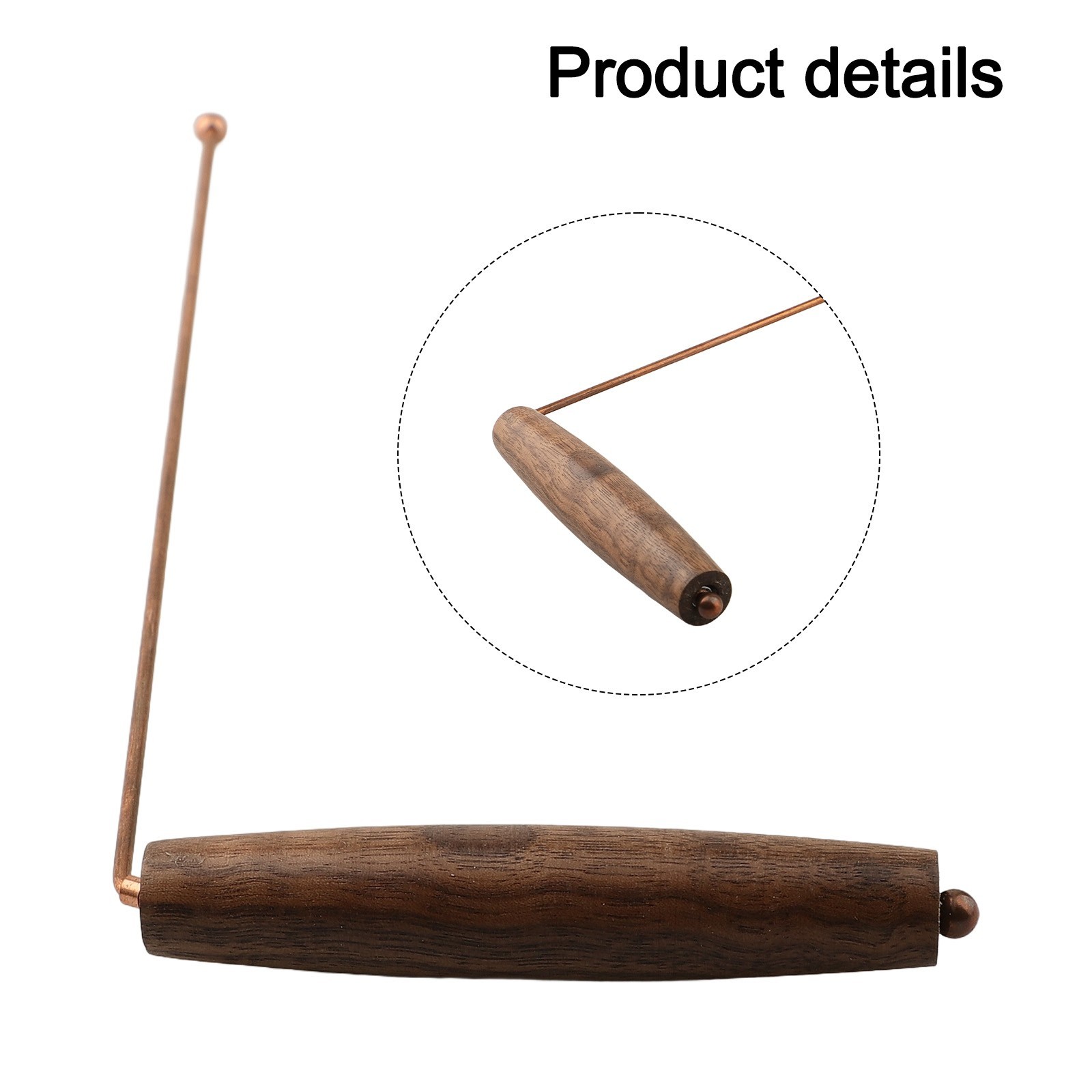 Copper Detection Rod for Metal Locating and Treasure Hunting with Pendulum Tool