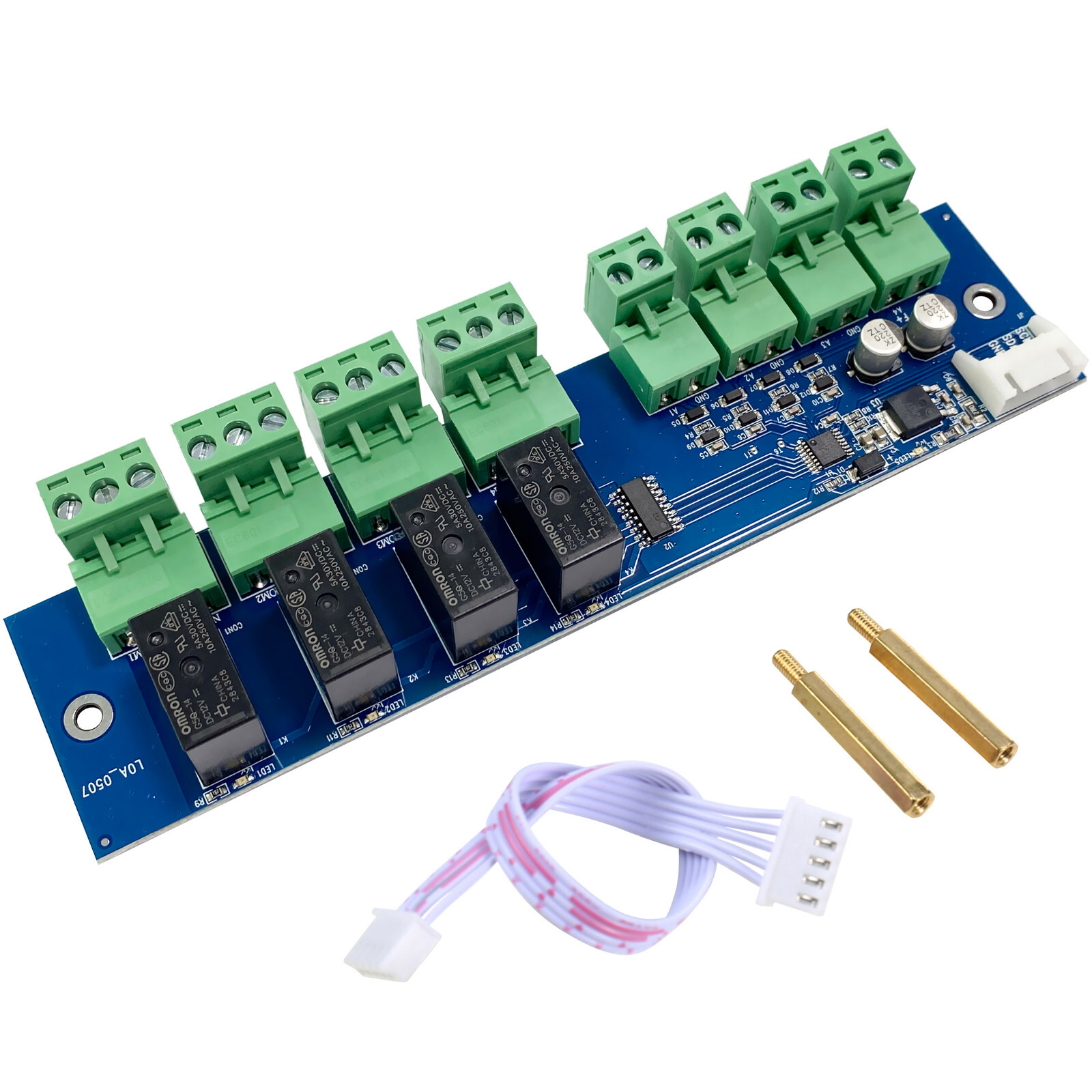 Enhanced Alarm Output Fire Control Expansion Panel Board For Access Controller