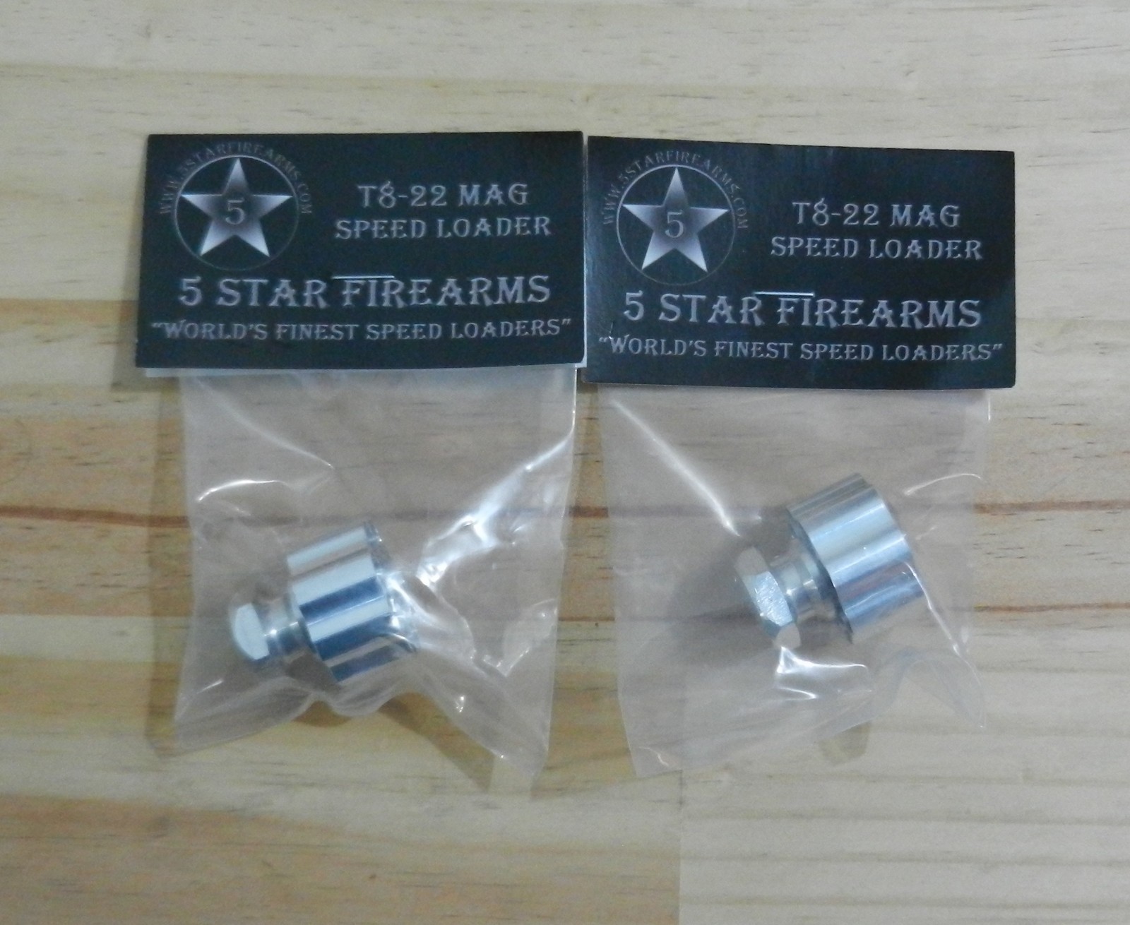 Aluminum Speedloader; Taurus 942M/Charter Arms Pathfinder 22 Mag; 2pk; T8-22 MAG