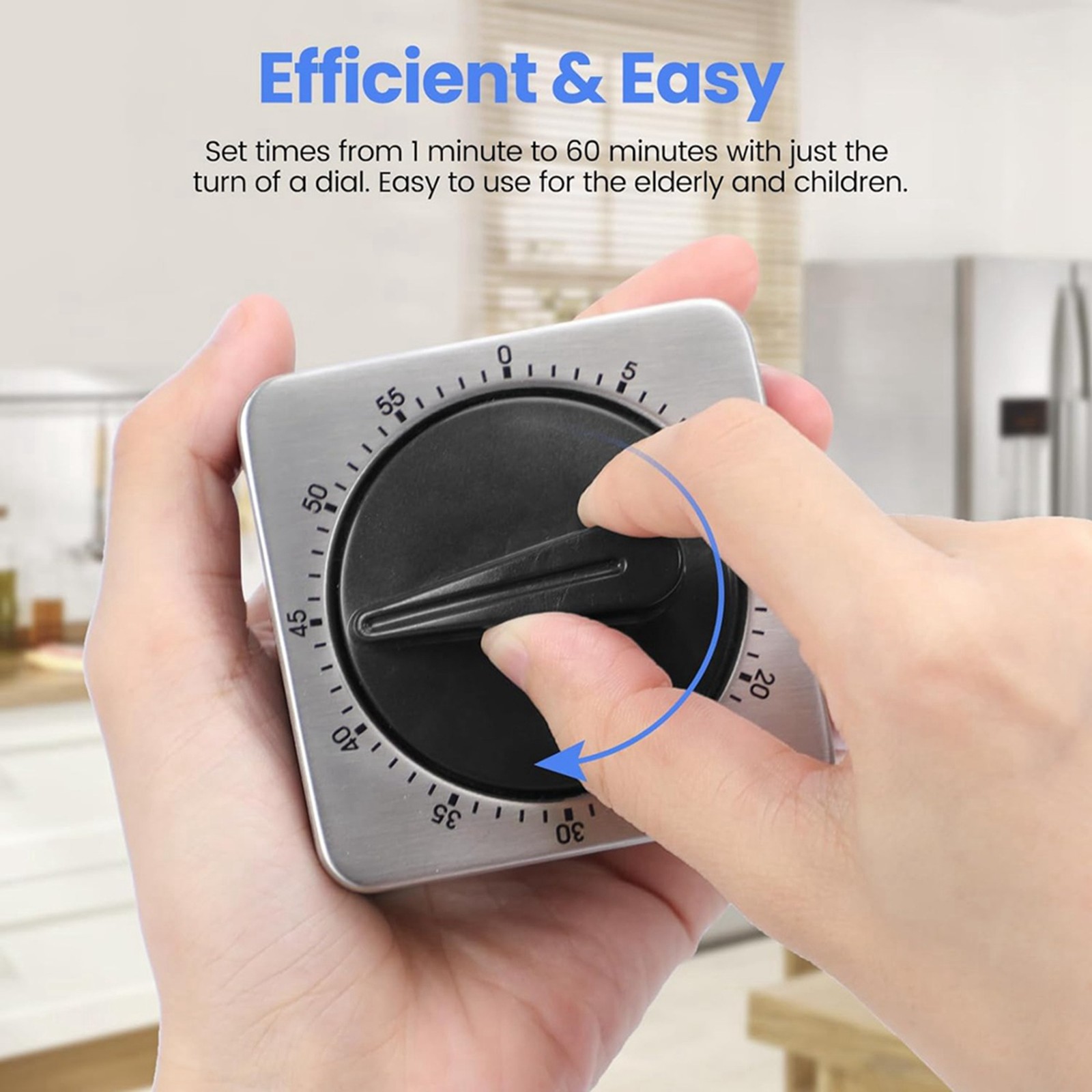 2X Kitchen for Cooking, Chef Cooking Timer Clock with Loud Alarm4737