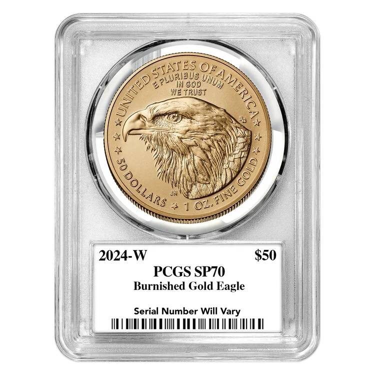2024W Ultra Breaks HEATWAVE Silver Eagle Burnished PCGS SP70 Coin Mystery Pack