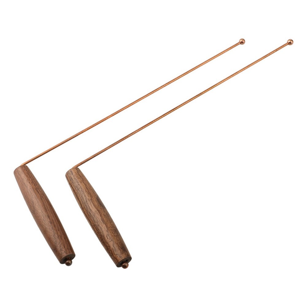 Copper Detection Rod for Metal Locating and Treasure Hunting with Pendulum Tool