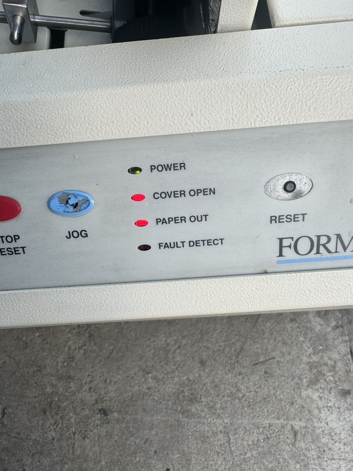 Formax FD-2030 Folder/Pressure Sealer Missing conveyor Untested