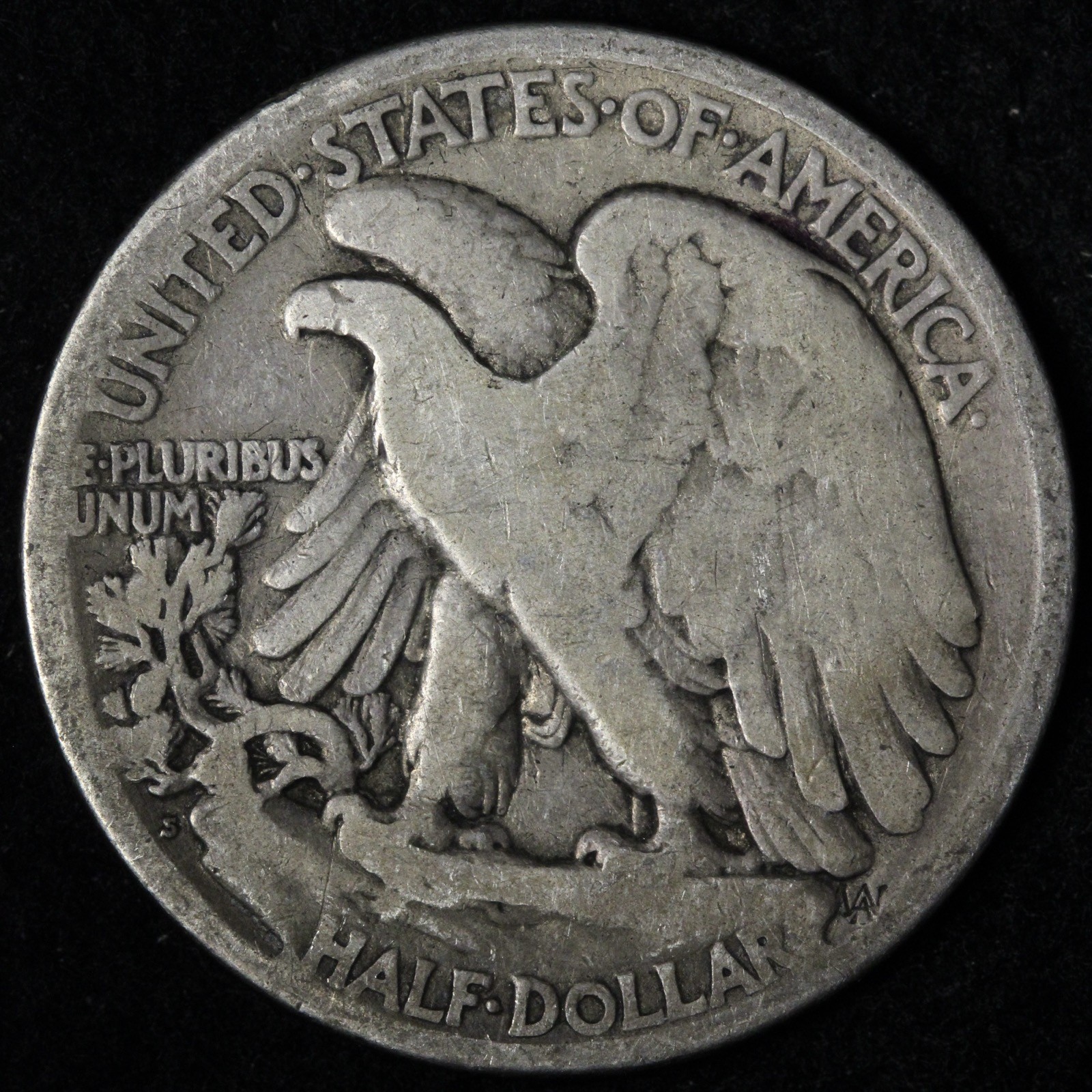1919-S Walking Liberty Silver Half Dollar VG E312 RDG