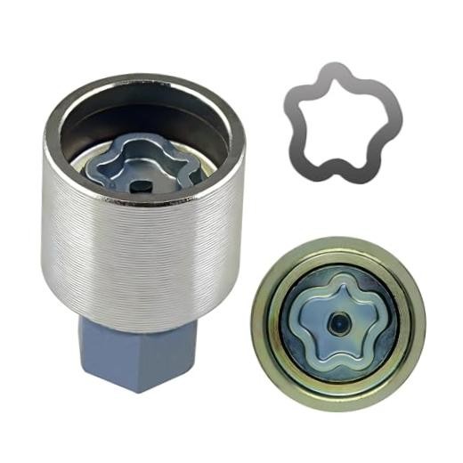 #A/801 Compatible with Audi A3 A4 A5 A6 A8 Q3 Q5 Q7 Wheel Lock Key Lug Key | A