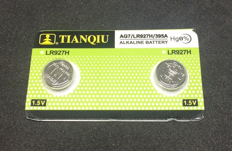 2 Pack AG7 GP395 SR927 LR926 V399 SR927W WATCH DEVICE COIN CELL BATTERY Hg0%