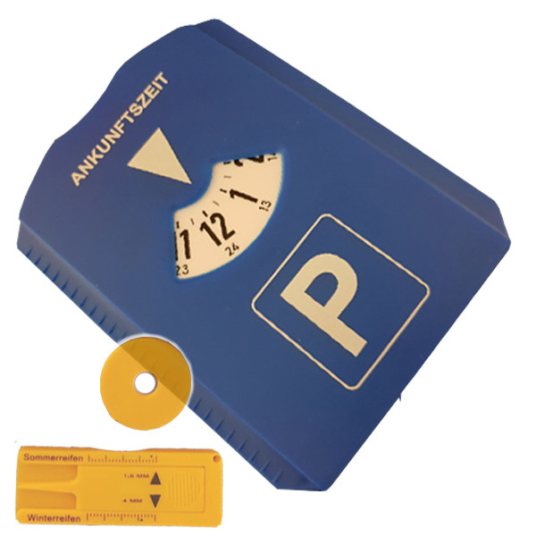 3in1 parking disc ice scraper ice scraper cart chip profile knife parking meter