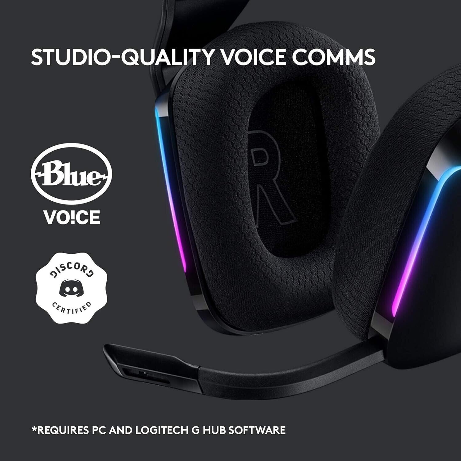 Logitech G733 Lightspeed Wireless RGB Gaming Headset PS4, PS5, PC