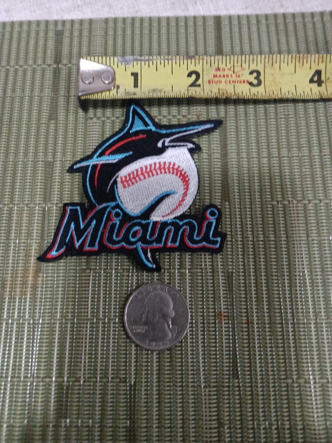 MLB Miami Marlins  IRON ON PATCHES
