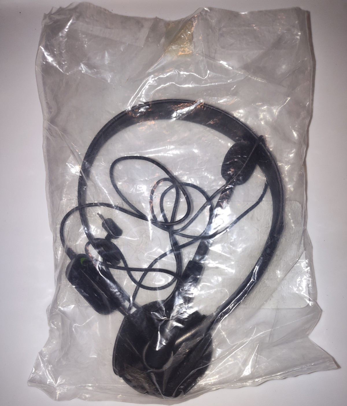 Microsoft Original Xbox 360 Headset Single-Ear On-Ear 3.5mm Black NEW Never Used