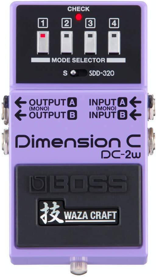 BOSS DC-2W Dimension C Waza Craft Technique Bass Effects Purple new