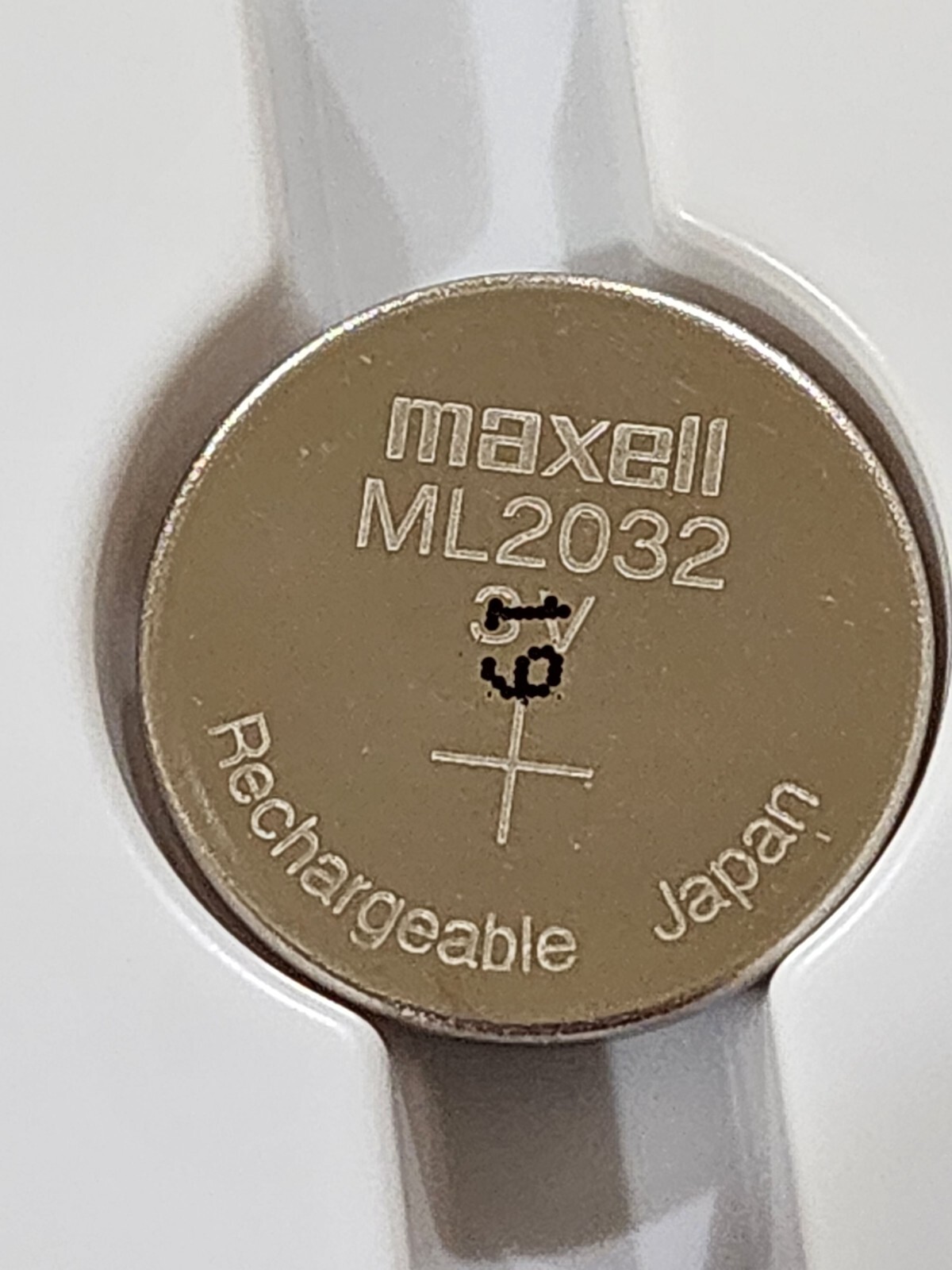 2 pc  ML2032 ML 2032 3v RECHARGEABLE LITHIUM BATTERY MANUFACTURED 02/2024