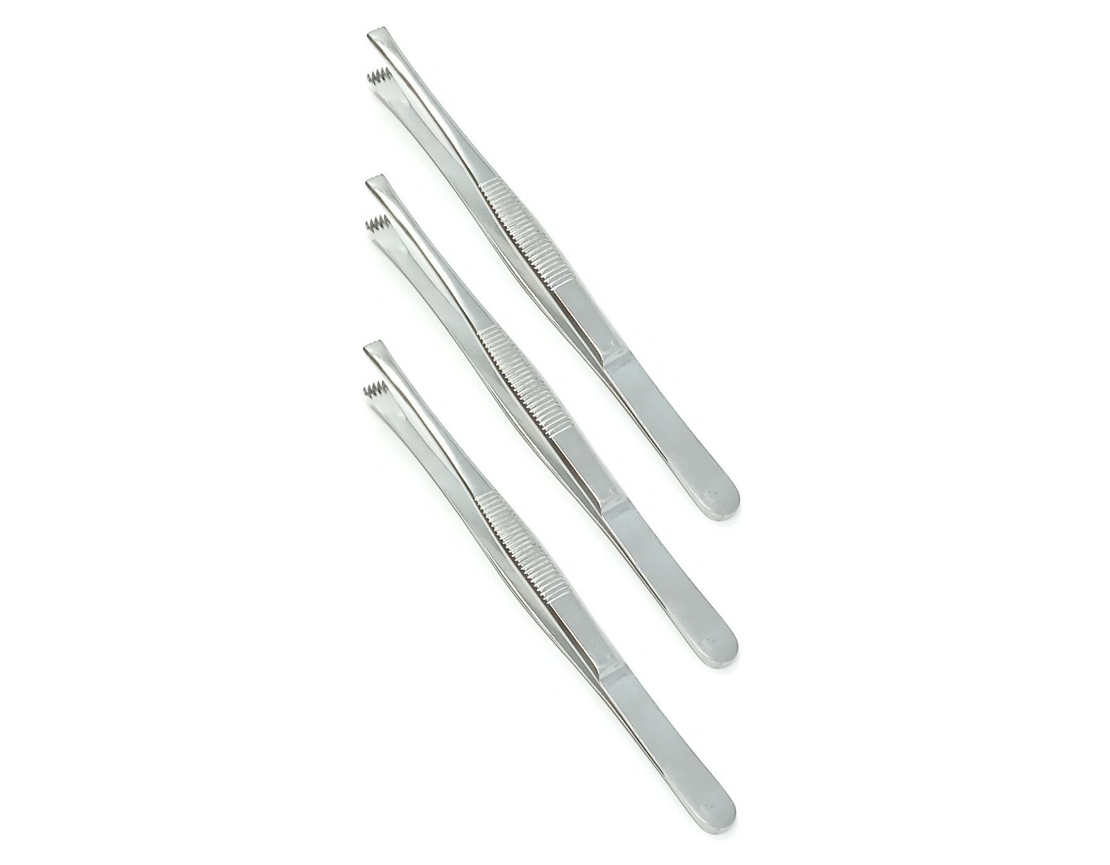 3 Thumb Tissue Forceps 5.5" 4x5 Teeth Surgical Instrument SS Economy