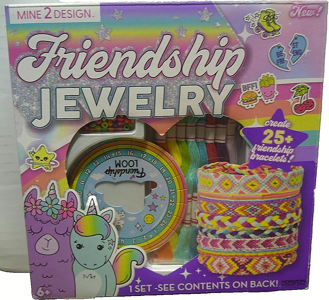 Mine 2 Design Friendship Jewelry Kit 25+ Bracelets Ages 6+ yrs New Gift Set 1057