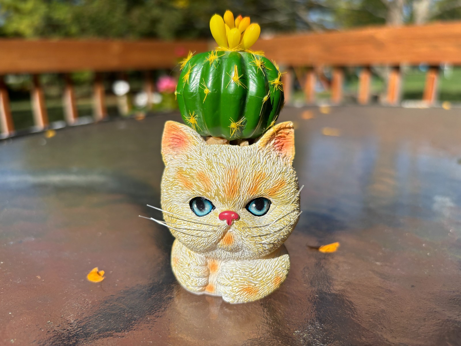 Bradford Exchange Big Boi Cat Purr-fect Succulent Planter Kayomi Harai