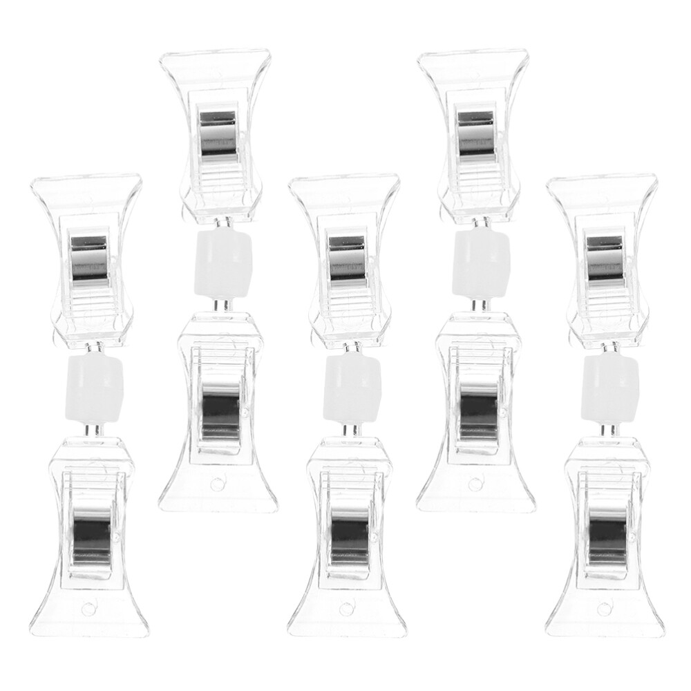 5PCS Sign Clips Practical Price Clips Sign Holder Merchandise Sign Clips
