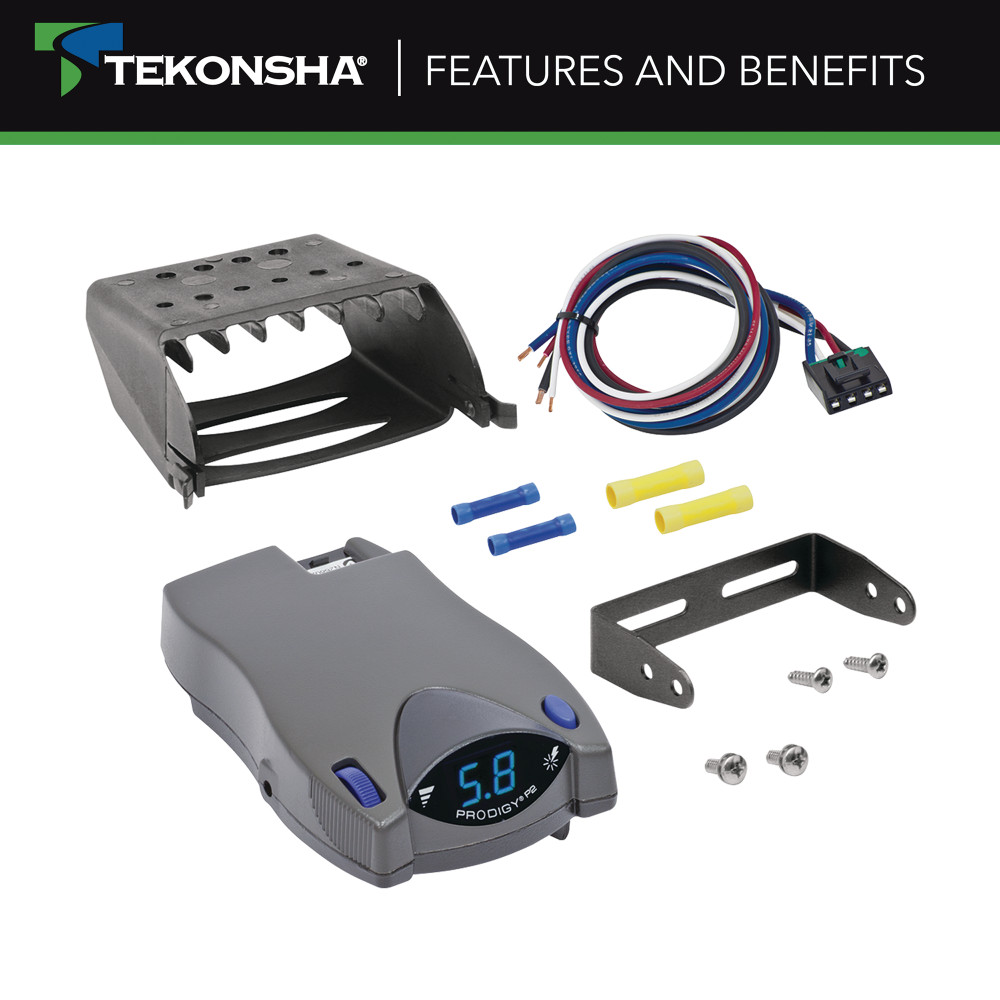 Tekonsha 7-Way Wire Brake Control For 13-14 Ram 1500-5500 w/ Existing USCAR 7Way