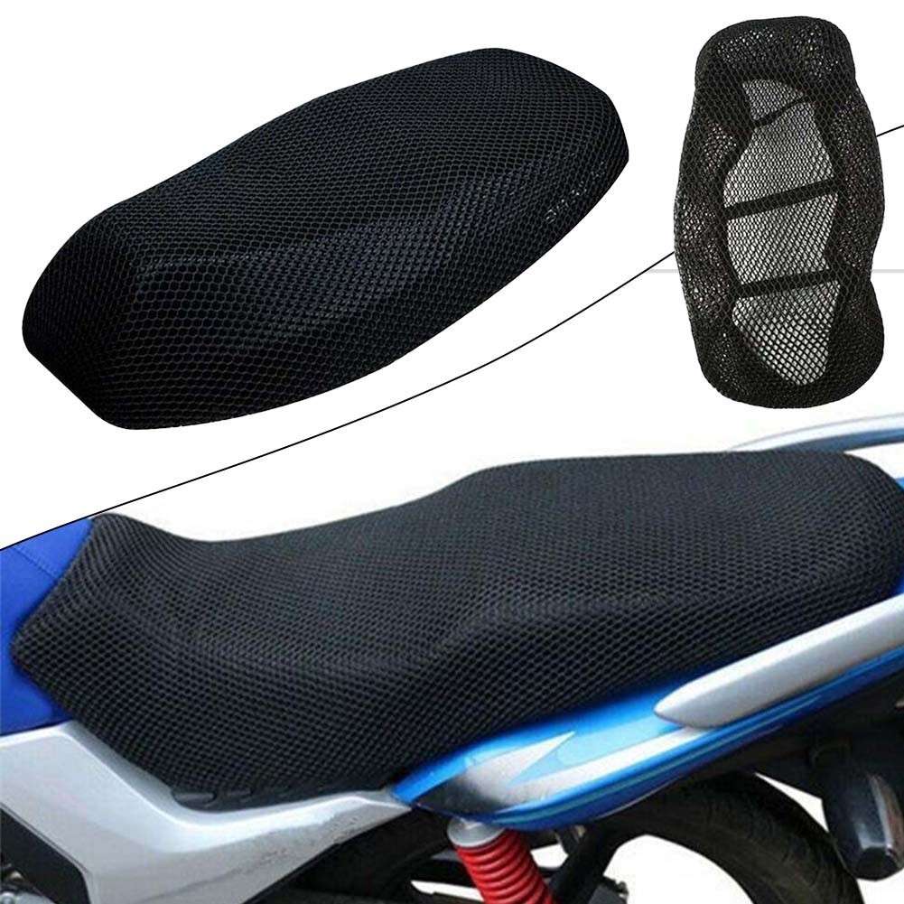 Anti-Slip Cushion Mesh Net Motorcycle Breathable For Seat Cover Pad 85*60CM